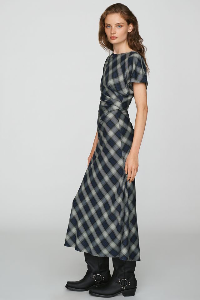 Nobody's Child Blaine Plaid Maxi Dress #1