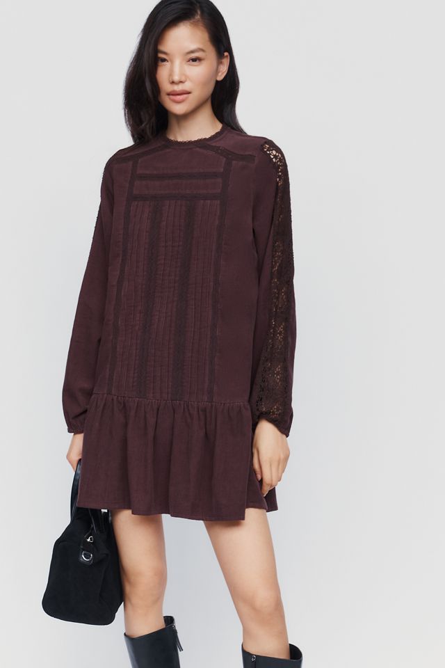 Nobody's Child Denise 100% Cotton Corduroy Mini Dress #3