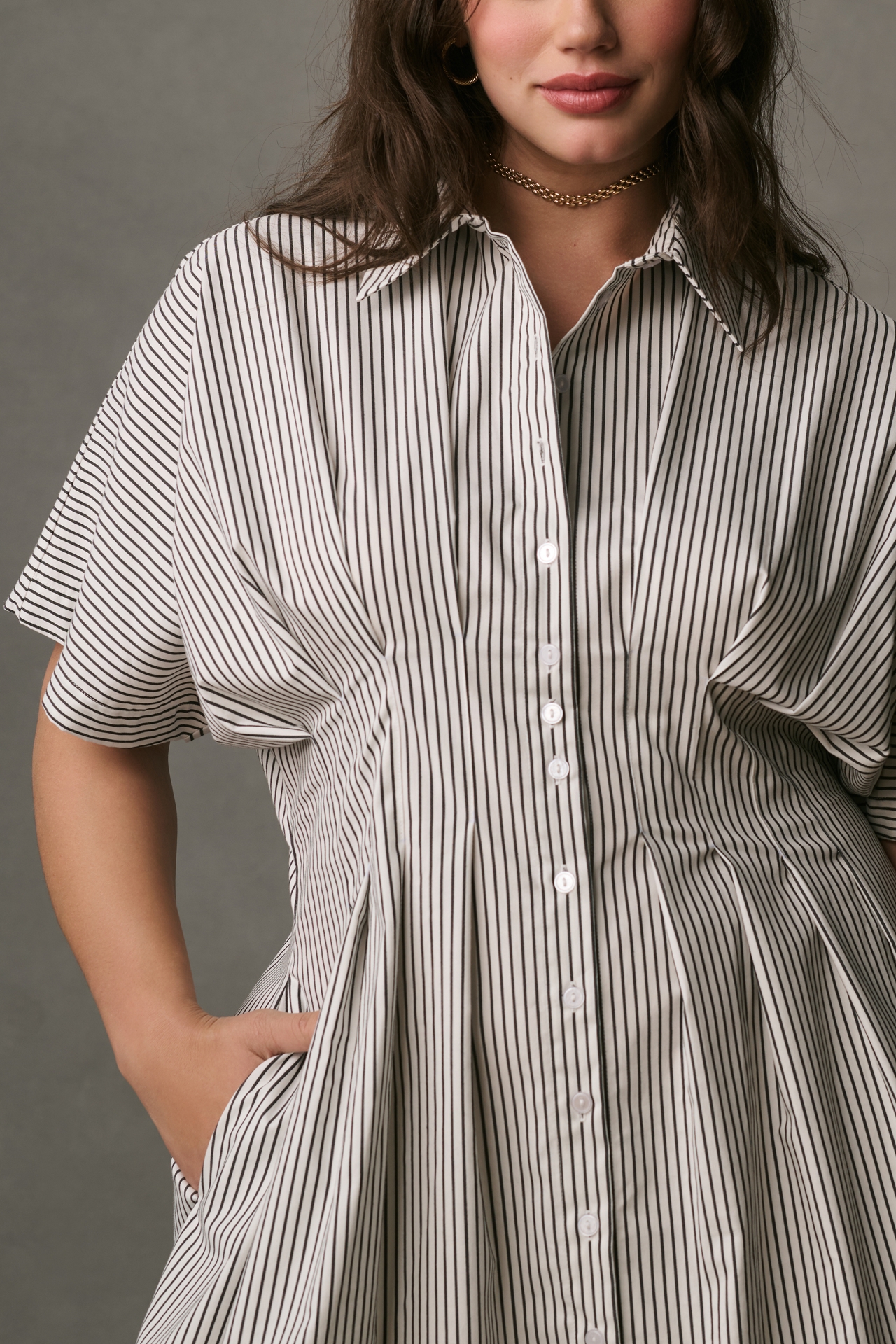 Tobie Shirt Dress by Exquise