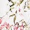 White Placed Floral