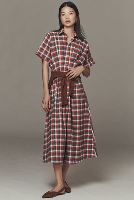 BHLDN ★ Alessia Sleeveless V-Neck Pleated Crepe Midi Dress BHLDN Alessia Sleeveless V-Neck Pleated Crepe Midi Dress