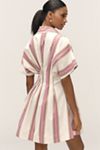 The Tobie Button-Front Pleated Shirt Dress by Exquise: Mini Edition