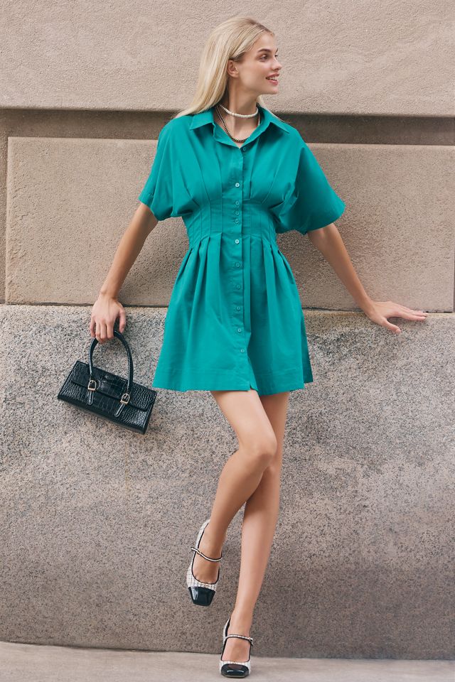 The Tobie Mini Shirt Dress by Exquise #2