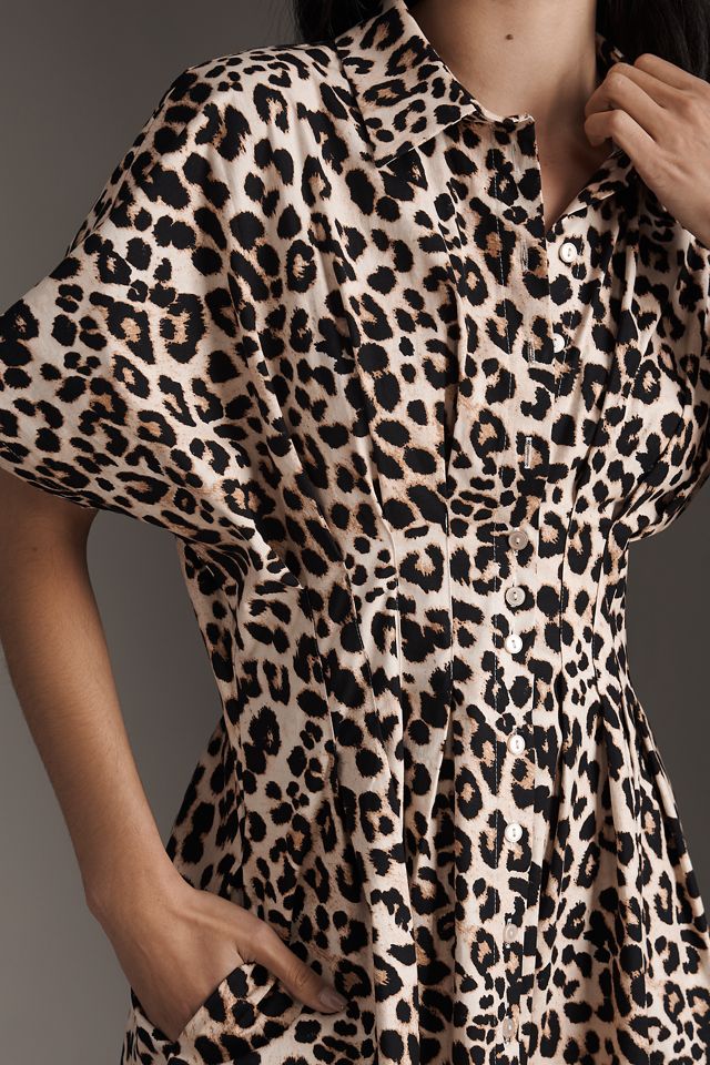 The Tobie Mini Shirt Dress by Exquise #3