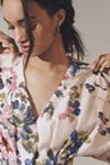 The Tobie Button-Front Pleated Shirt Dress by Exquise: Linen Mini Edition