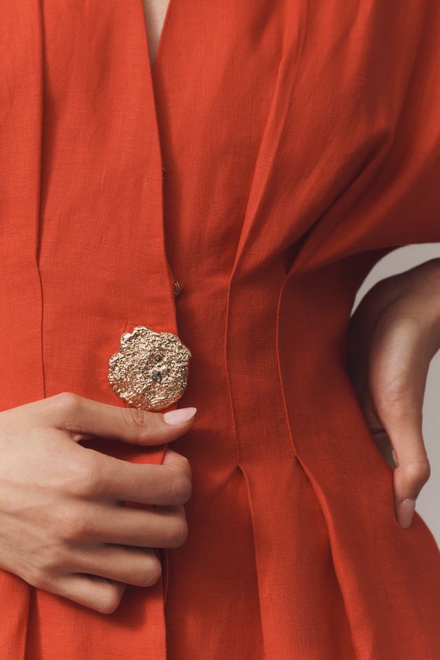 The Tobie Linen Shirt Dress by Exquise #1