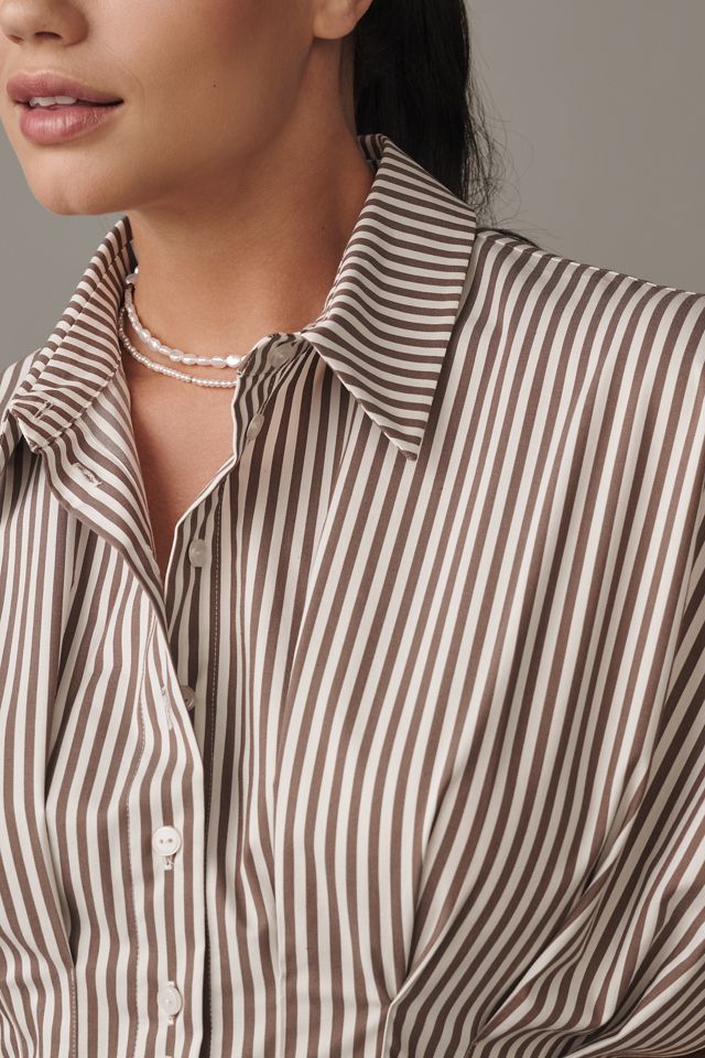 The @heynasreen Tobie Mini Shirt Dress by Exquise #2