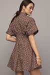 The Tobie Tie-Neck Shirt Dress by Exquise