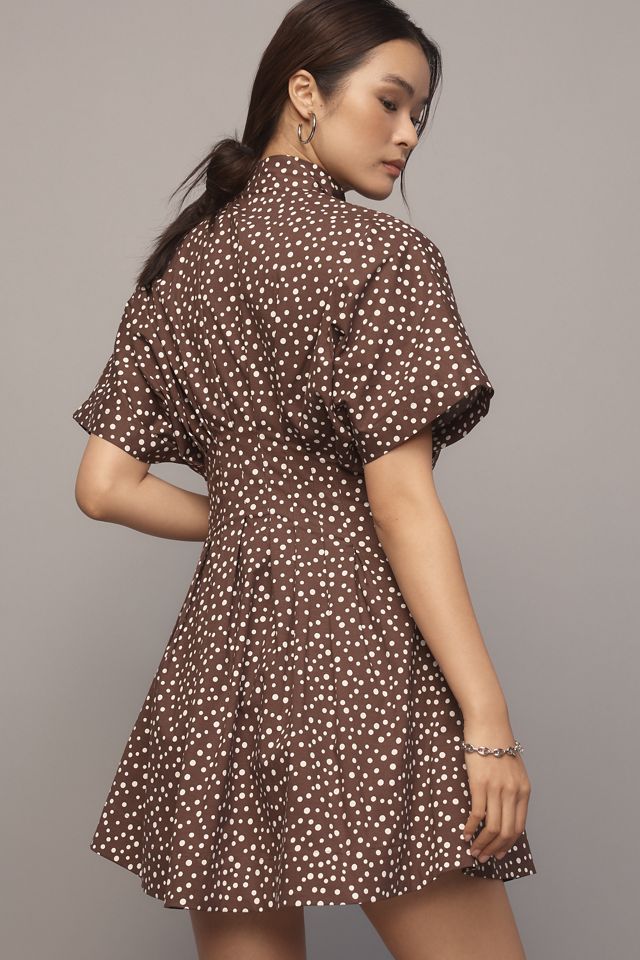 The Tobie Tie-Neck Shirt Dress by Exquise #1