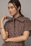 The Tobie Tie-Neck Shirt Dress by Exquise