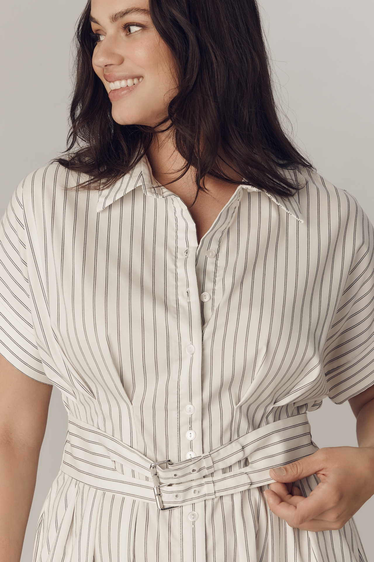 The Tobie Shirt Dress by Exquise: Double Buckle Edition