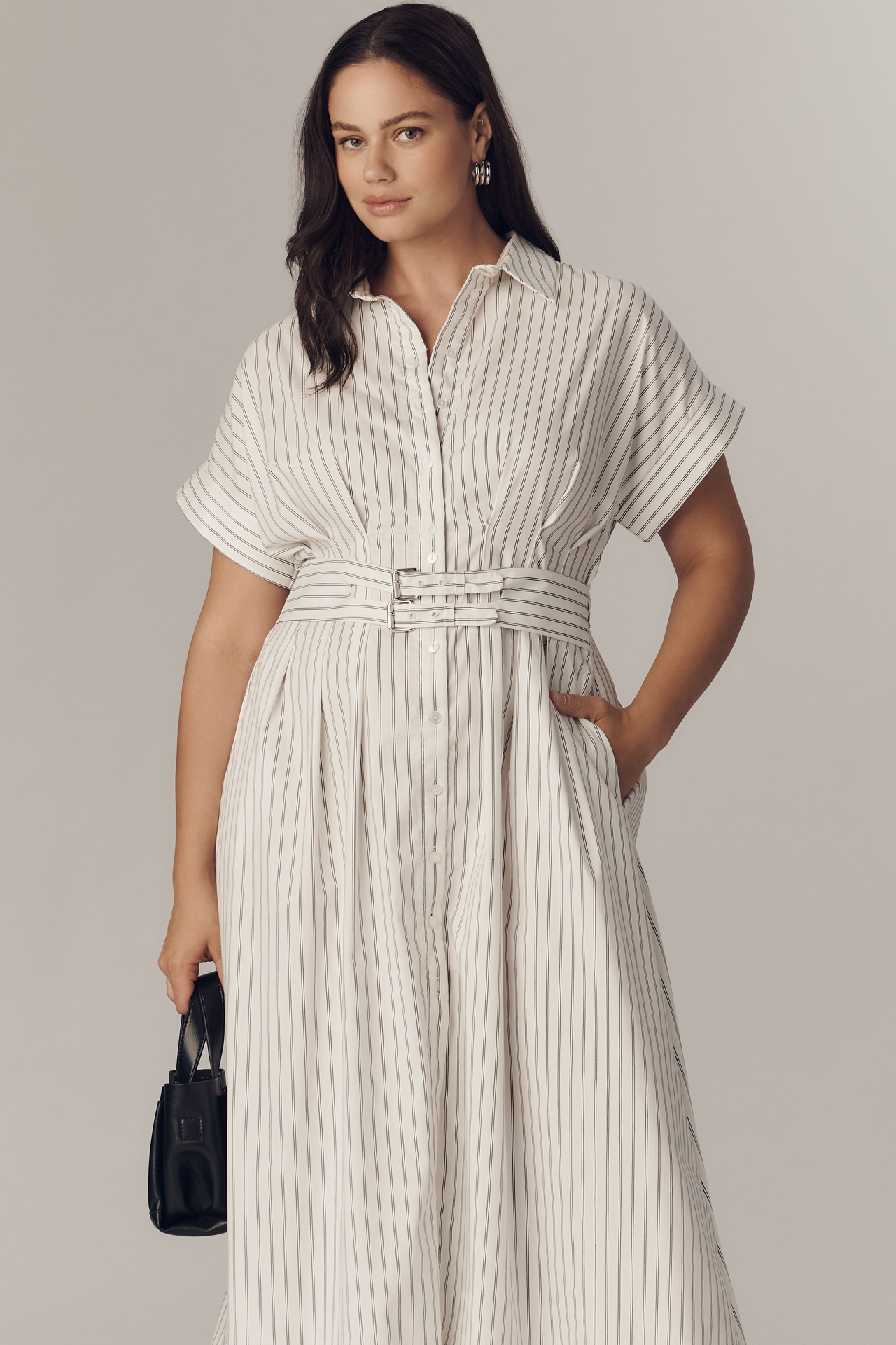 The Tobie Shirt Dress by Exquise: Double Buckle Edition