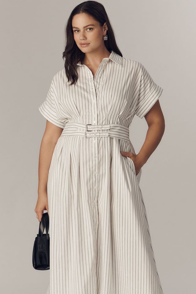 The Tobie Double Buckle Shirt Dress by Exquise #7
