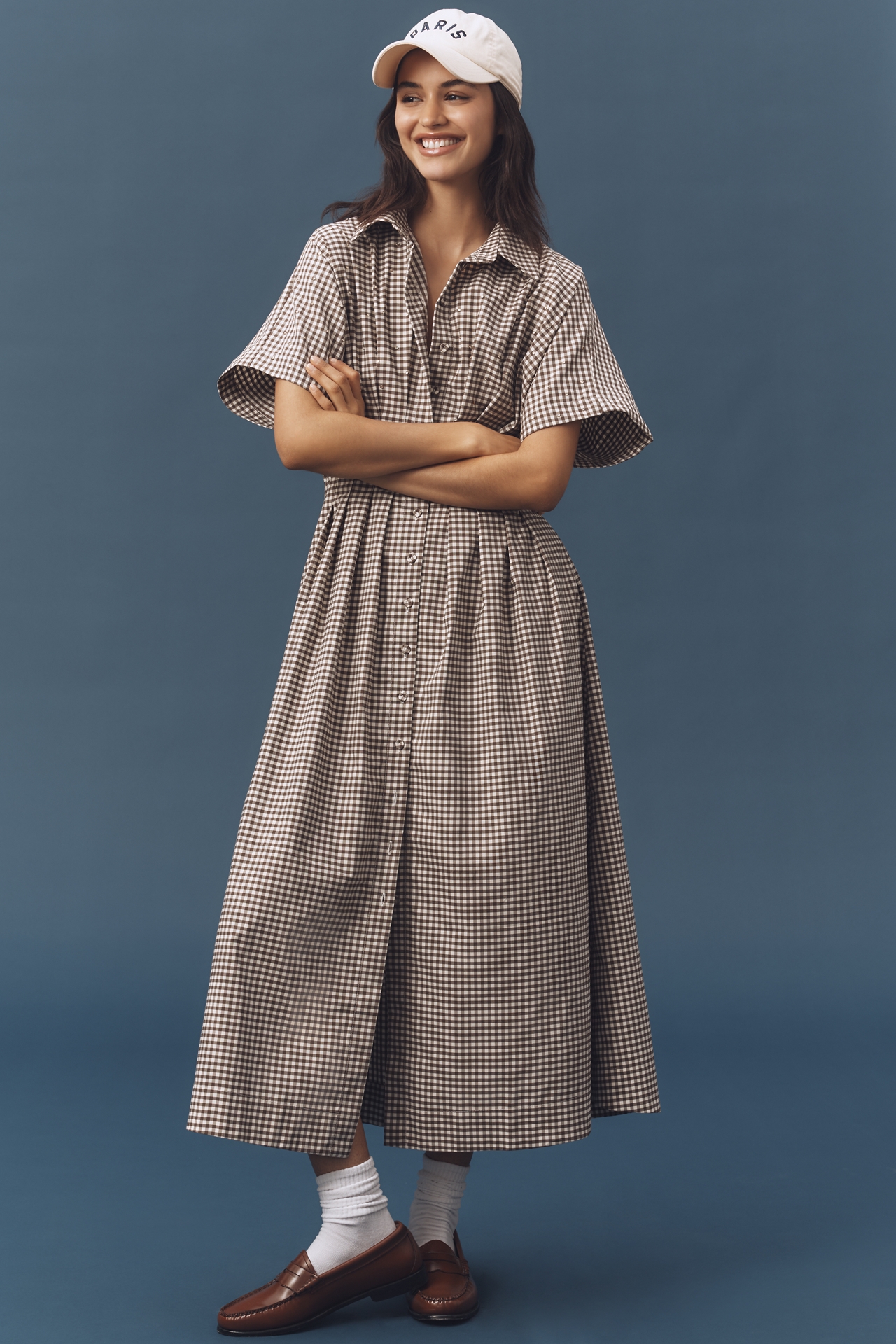The Tobie Studded Shirt Dress by Exquise