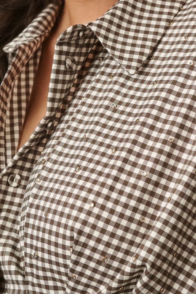 The Tobie Studded Shirt Dress by Exquise #7