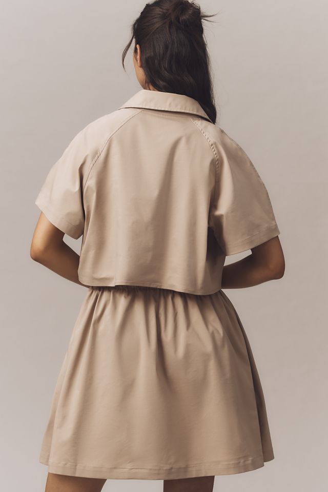 Exquise Short-Sleeve Twofer Mini Dress #1