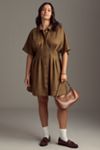 Exquise Utility Mini Shirt Dress