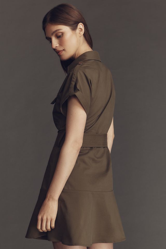 Exquise Utility Mini Shirt Dress #3