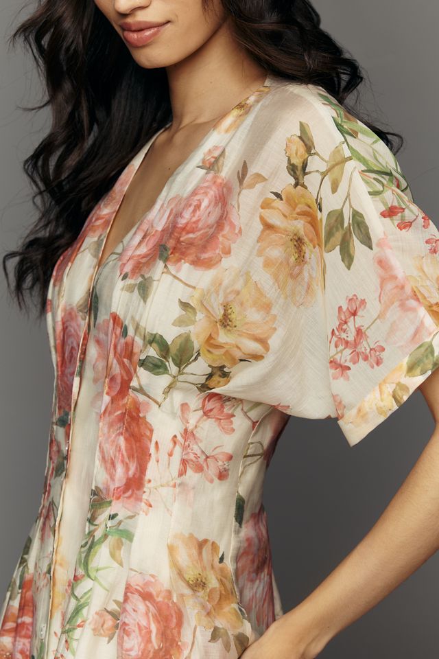 Tobie Maxi Dress by Exquise, Size: Medium at Anthropologie