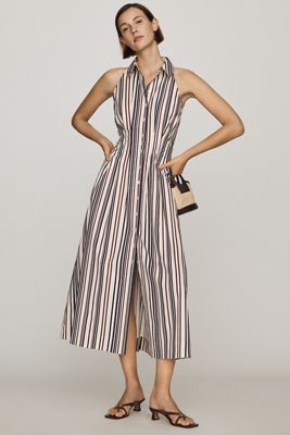 Tobie Sleeveless Shirtdress by Exquise