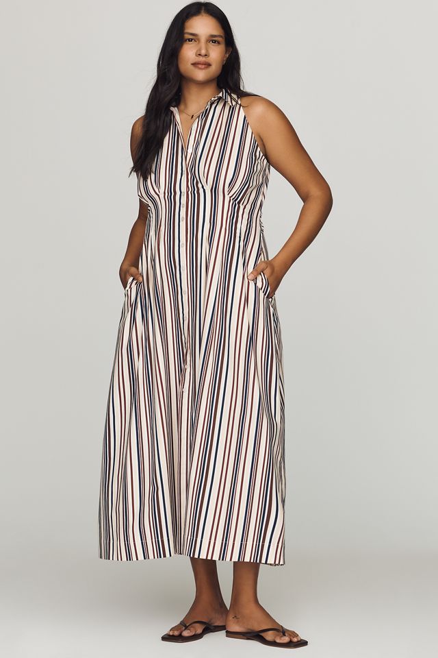 Tobie Sleeveless Shirtdress by Exquise #5
