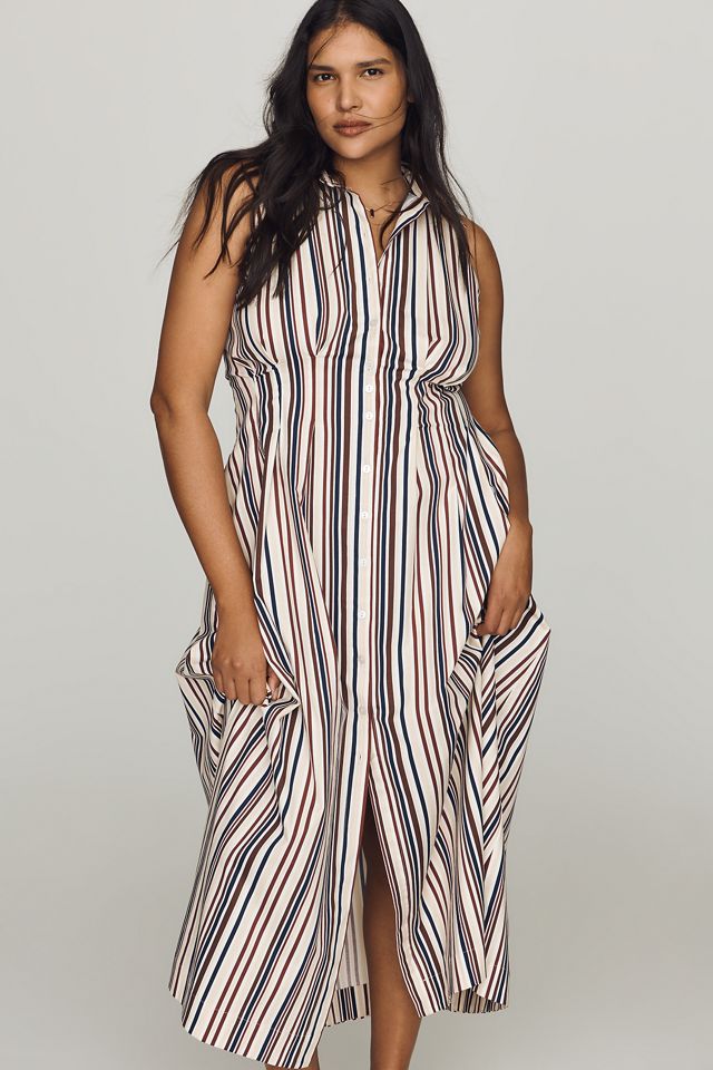 Tobie Sleeveless Shirtdress by Exquise #3