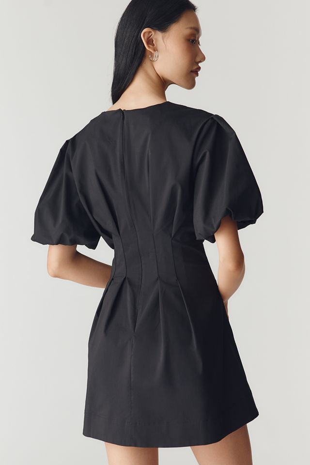 Exquise Tobie Puff-Sleeve Mini Dress | Anthropologie