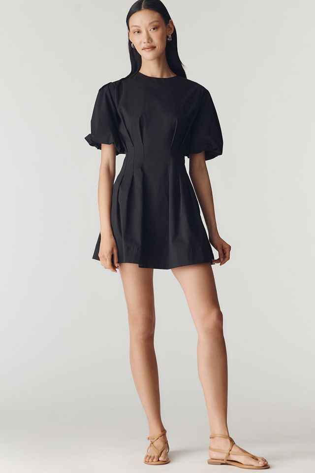 Exquise Tobie Puff-Sleeve Mini Dress | Anthropologie