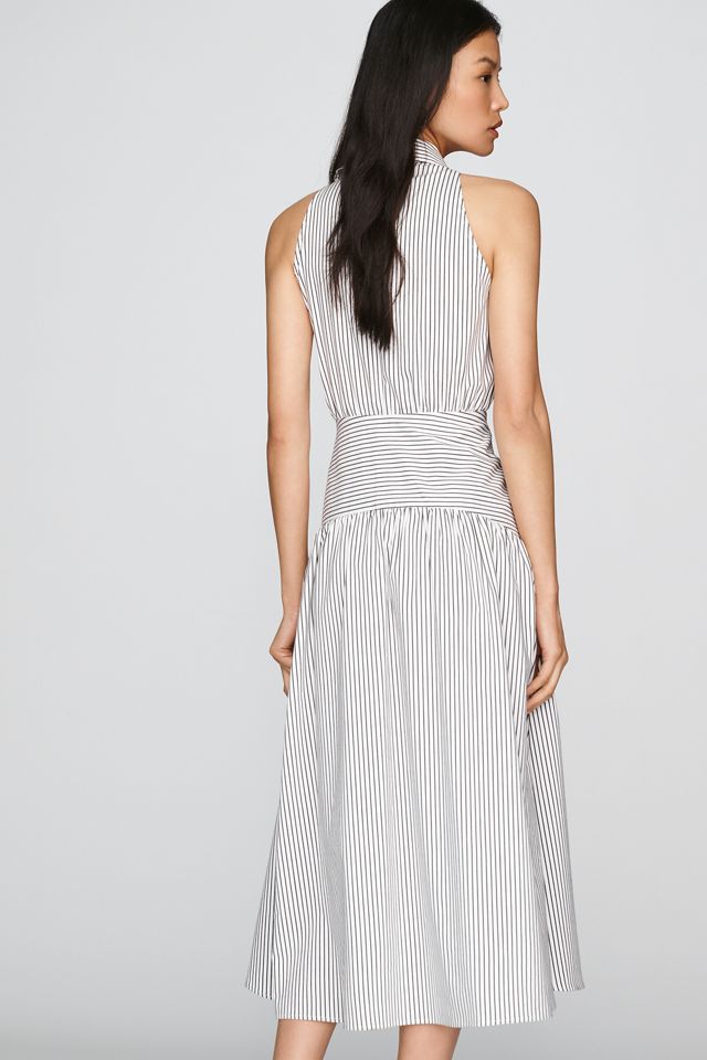 Tobie Drop-Waist Midi Shirtdress by Exquise #3