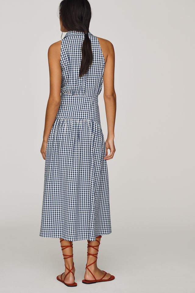 Tobie Drop-Waist Midi Shirtdress by Exquise #1