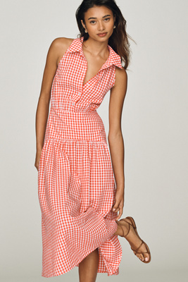 anthropologie pink and red dress Buy Anthropologie Pink Olivia Satin Lace Midi Dress from Next USA