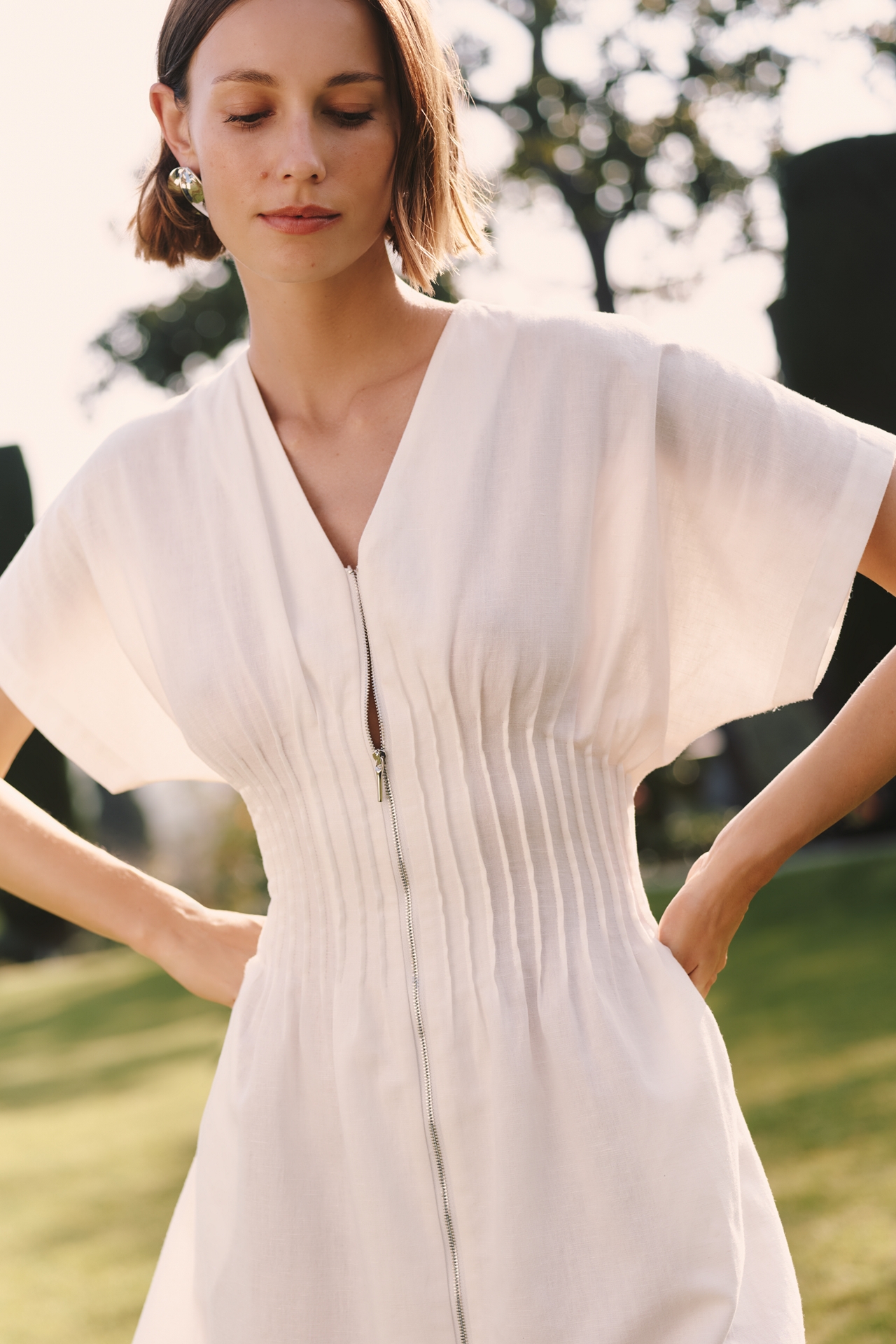 Exquise Tobie Pleated Mini Dress