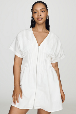 Tobie Pleated Mini Dress