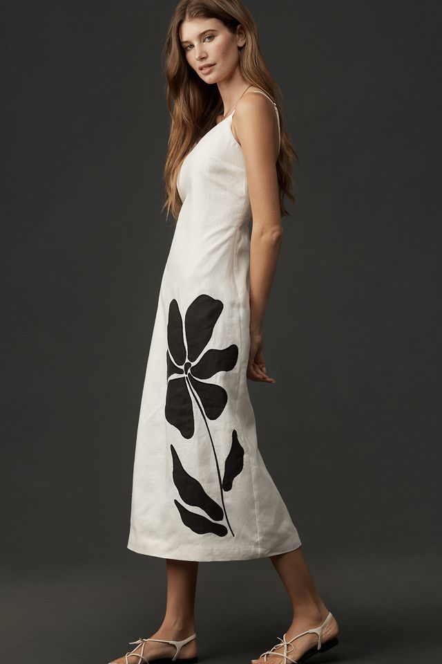 Exquise Linen Midi Dress #4