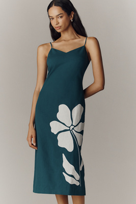 Linen Midi Dress