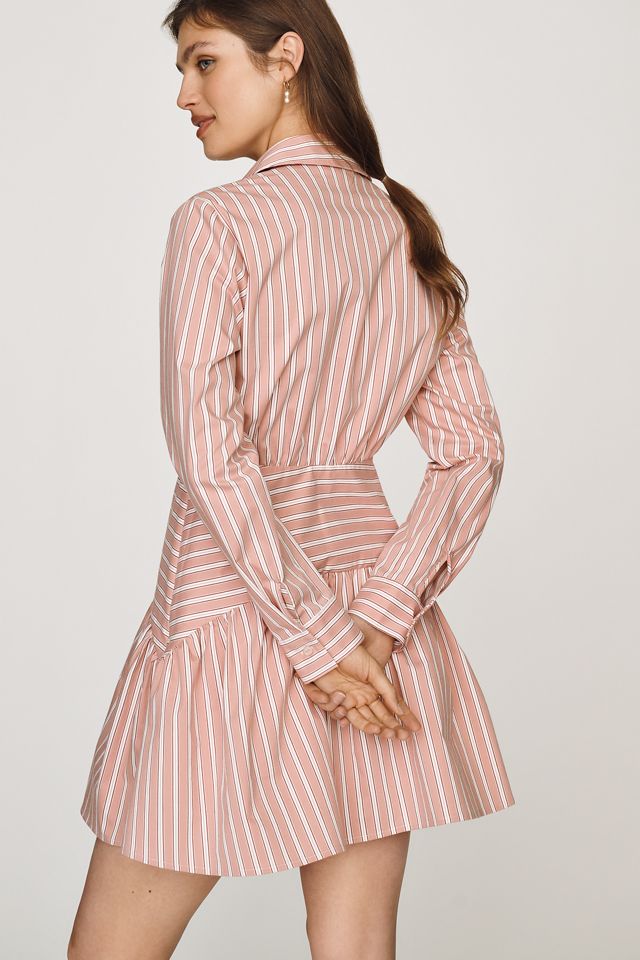 Vestido Camisero Mini con Cintura Caída de Exquise #2