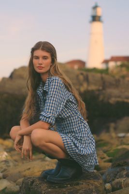 Exquise Tobie Mini Shirtdress