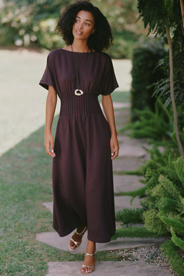 Exquise Tobie Boat Neck Shirtdress by Anthropologie