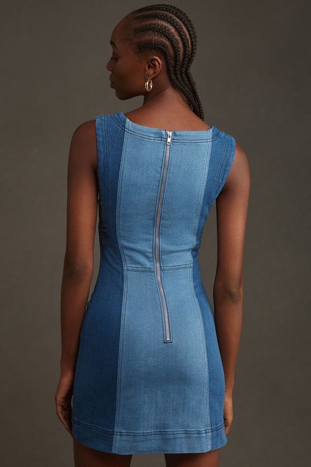 The Kendall Sleeveless Mini Dress by Pilcro: Denim Edition  #1