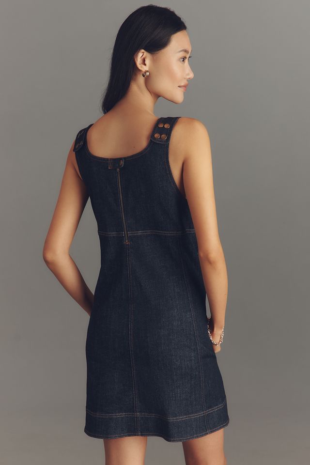 Pilcro Denim Snap-Front Mini Dress #2