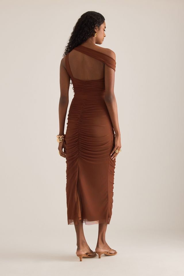 LAAGAM Arles Off-Shoulder Ruched Midi Dress #3