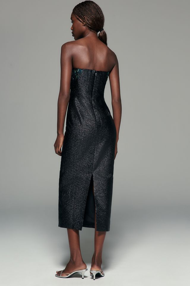 Dress The Population Perla Strapless Midi Dress #2