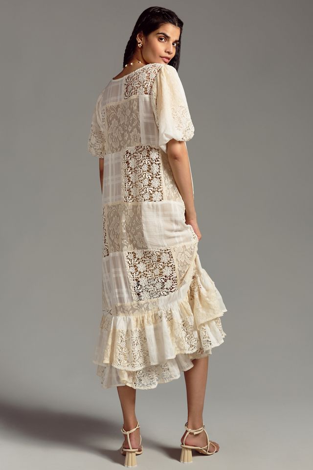 The Odells Tiered Lace Dress #4