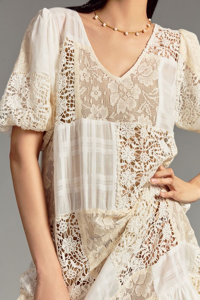 The Odells Tiered Lace Dress #5