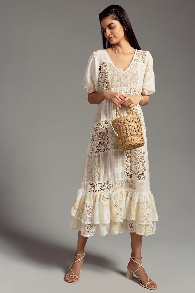 The Odells Tiered Lace Dress #2