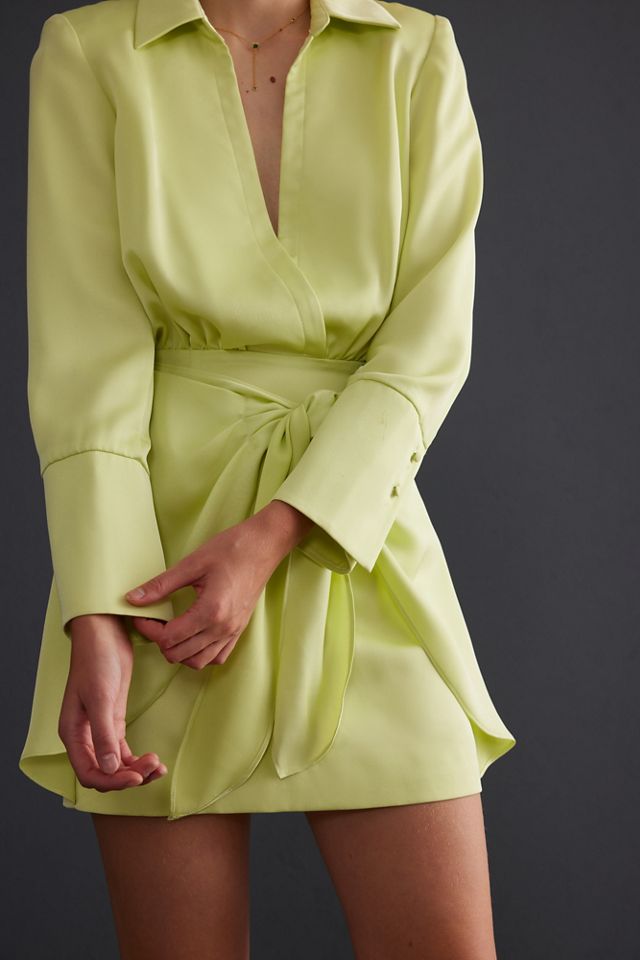 MISHA Reidun Satin Mini Dress #2