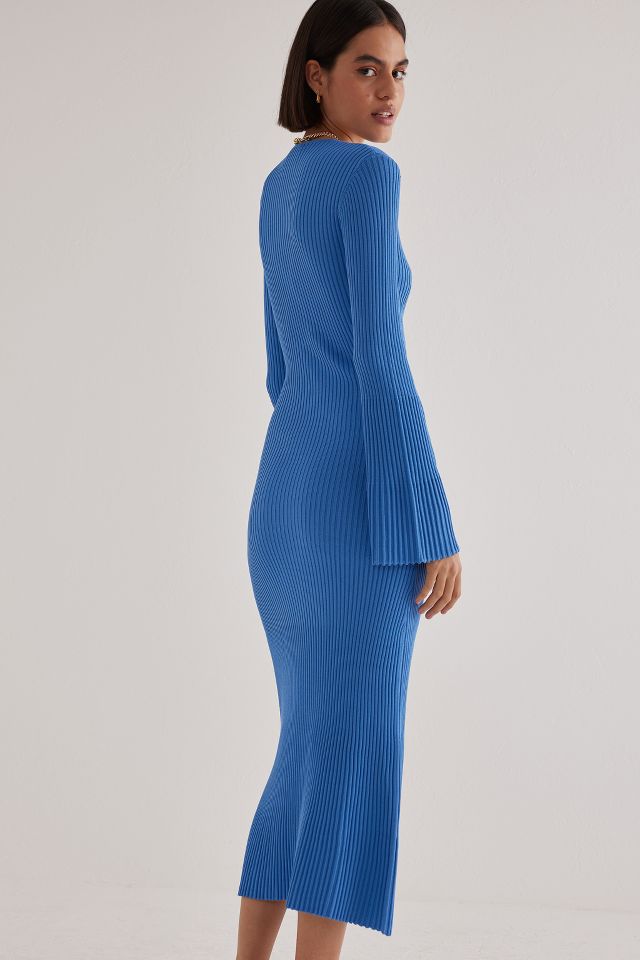 MISHA Peyton Rib Knitted Midi Dress | Anthropologie UK