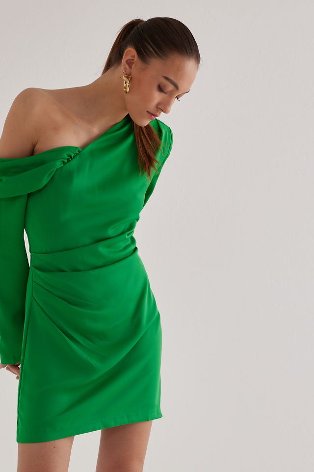 MISHA Cormac Satin Mini Dress | Anthropologie UK
