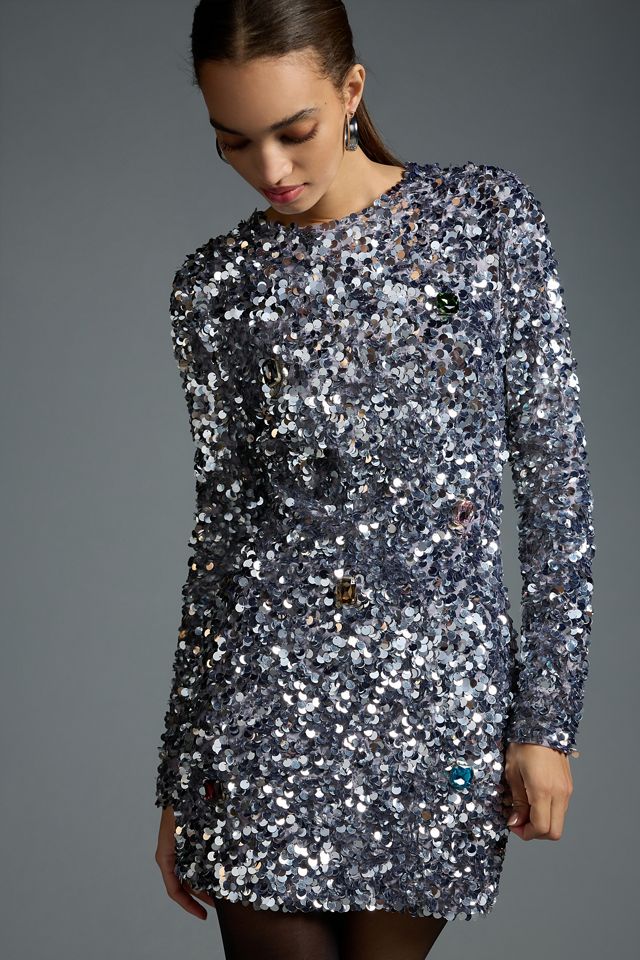 Bella Sequin Applique Dress – Cynthia Rowley