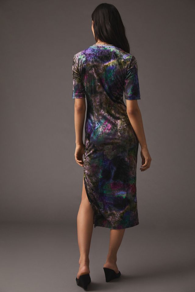 Cynthia Rowley Crushed Velvet Dress | Anthropologie